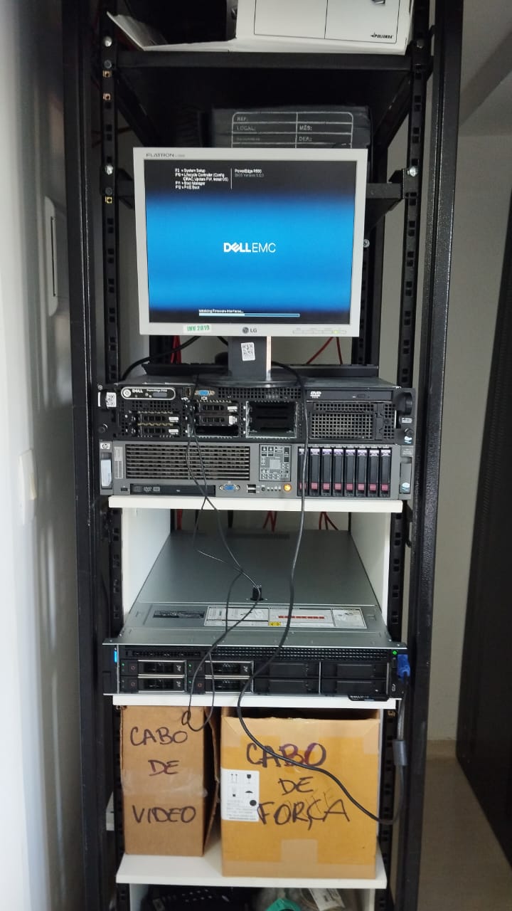Equipamentos do acervo de trabalhos realizados. Registro de experiência com infraestrutura física.